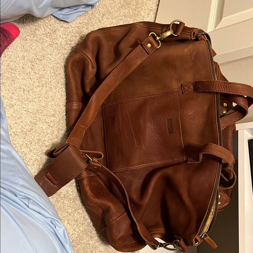 Duluth Trading Company Brown Leather Men's Bag